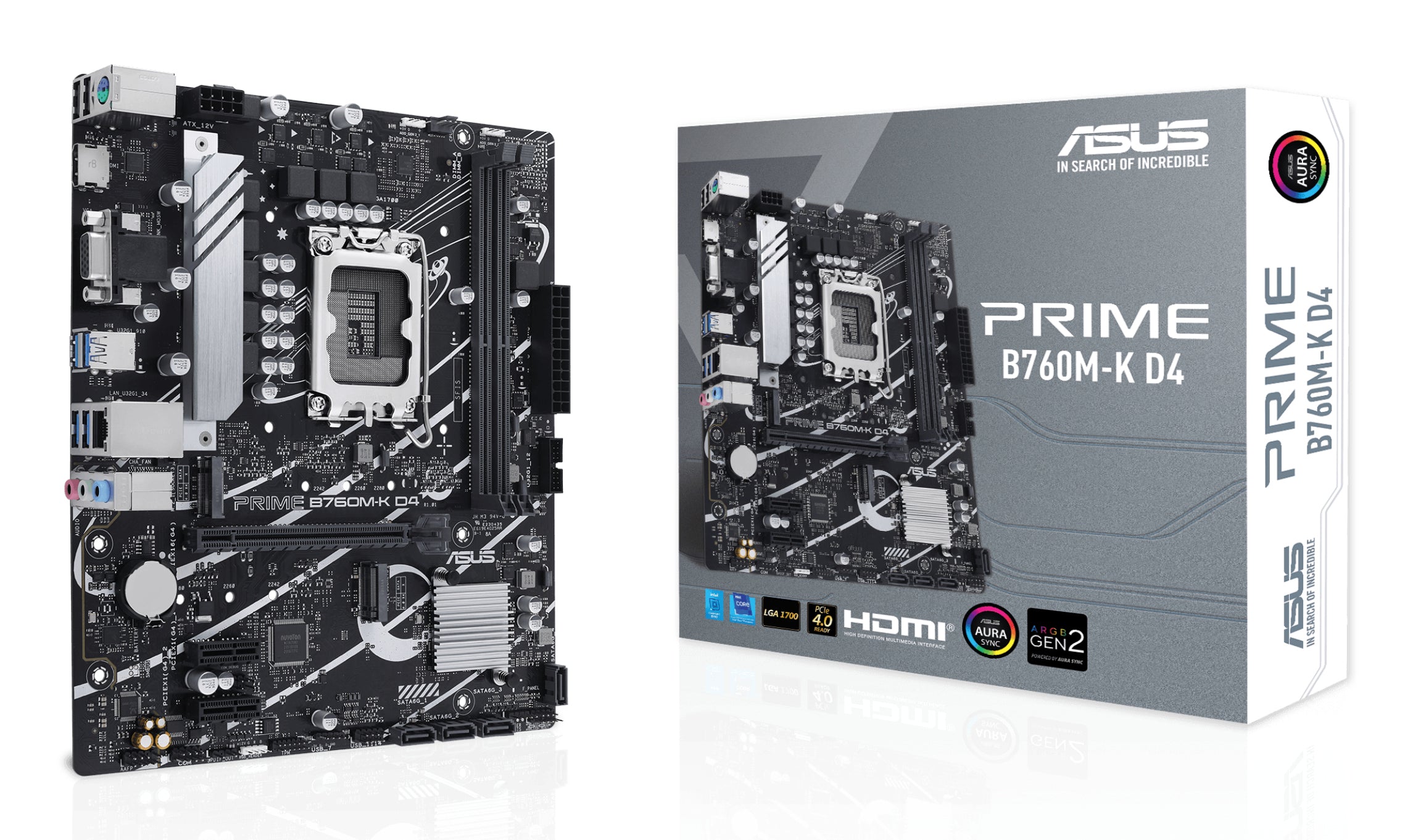 ASUS Placa Base PRIME B760M-K D4 mATX 1700